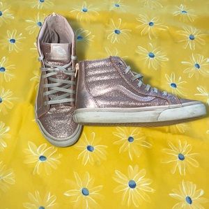 Pink Sparkly Vans